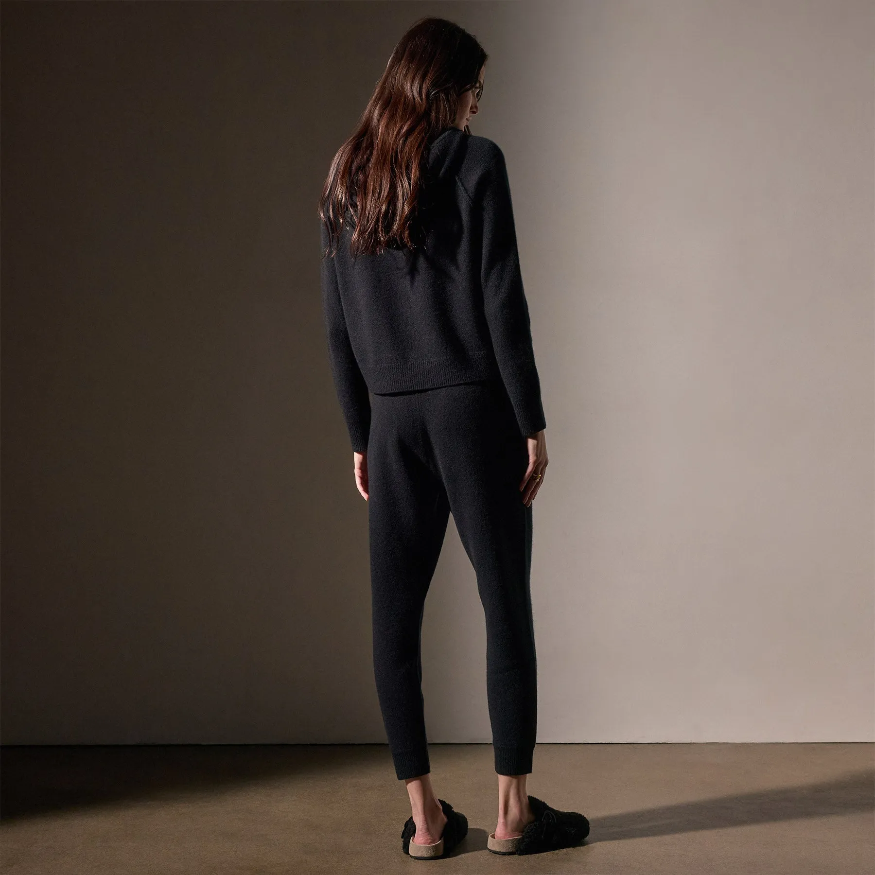 Cashmere Track Pant - Black sold by James Perse product image thumbnail 4