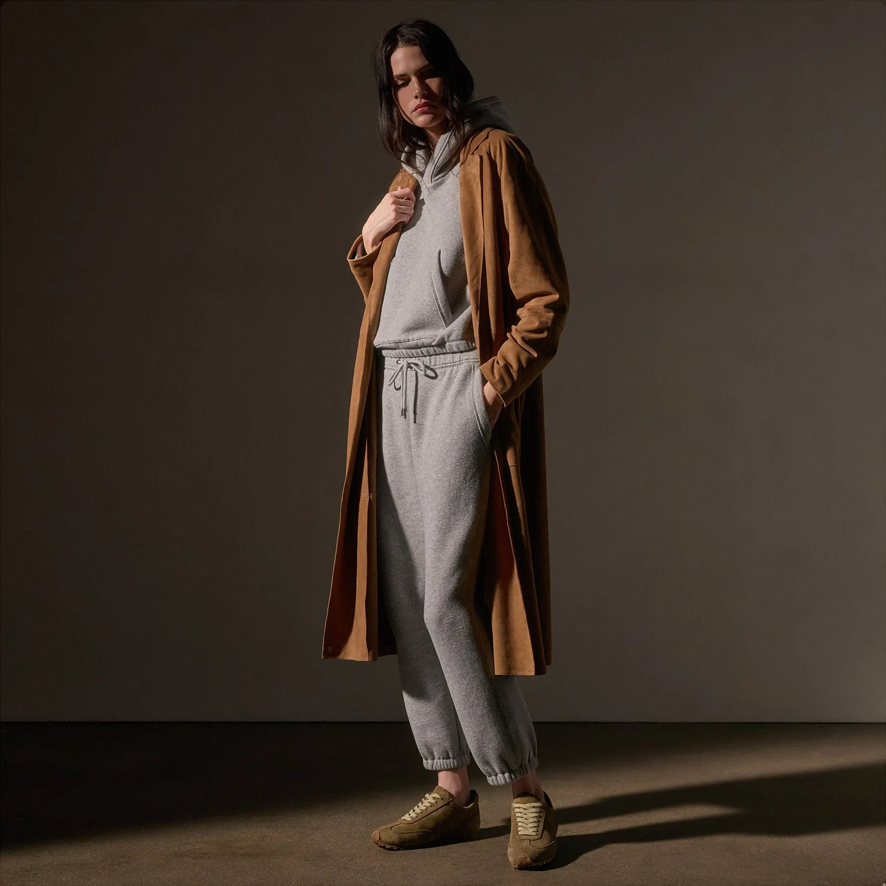 Cozy Oversized Sweat Pant - Heather Grey sold by James Perse product image thumbnail 2