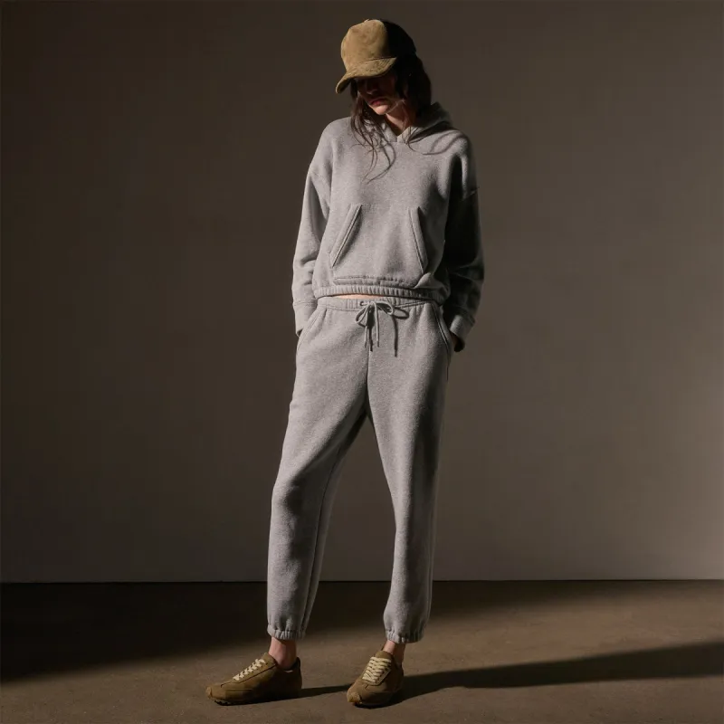 Cozy Oversized Sweat Pant - Heather Grey sold by James Perse