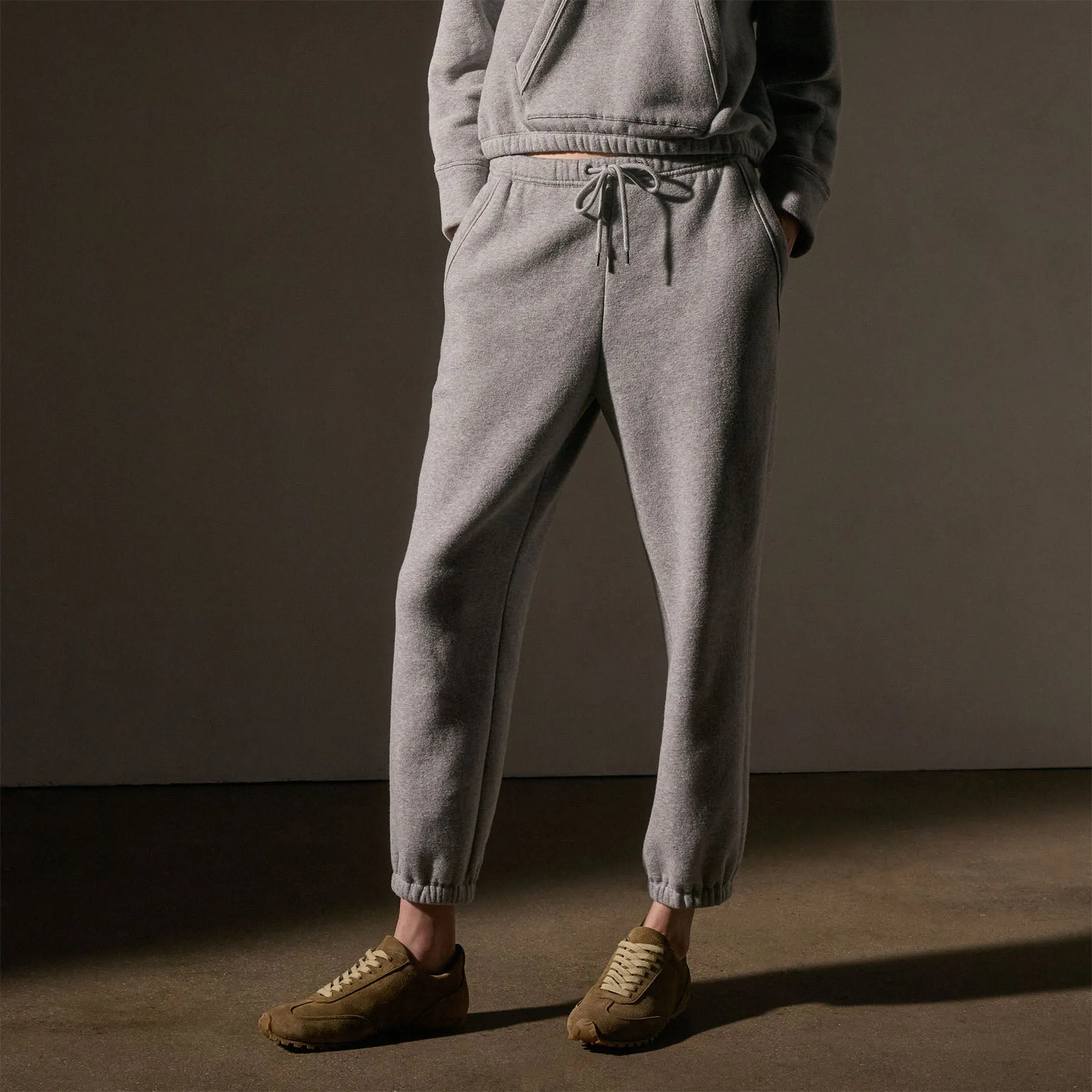 Cozy Oversized Sweat Pant - Heather Grey sold by James Perse product image thumbnail 3