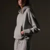 Oversized Hooded Sweat Top - Heather Grey sold by James Perse