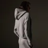 Oversized Hooded Sweat Top - Heather Grey sold by James Perse