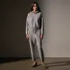 Oversized Hooded Sweat Top - Heather Grey sold by James Perse