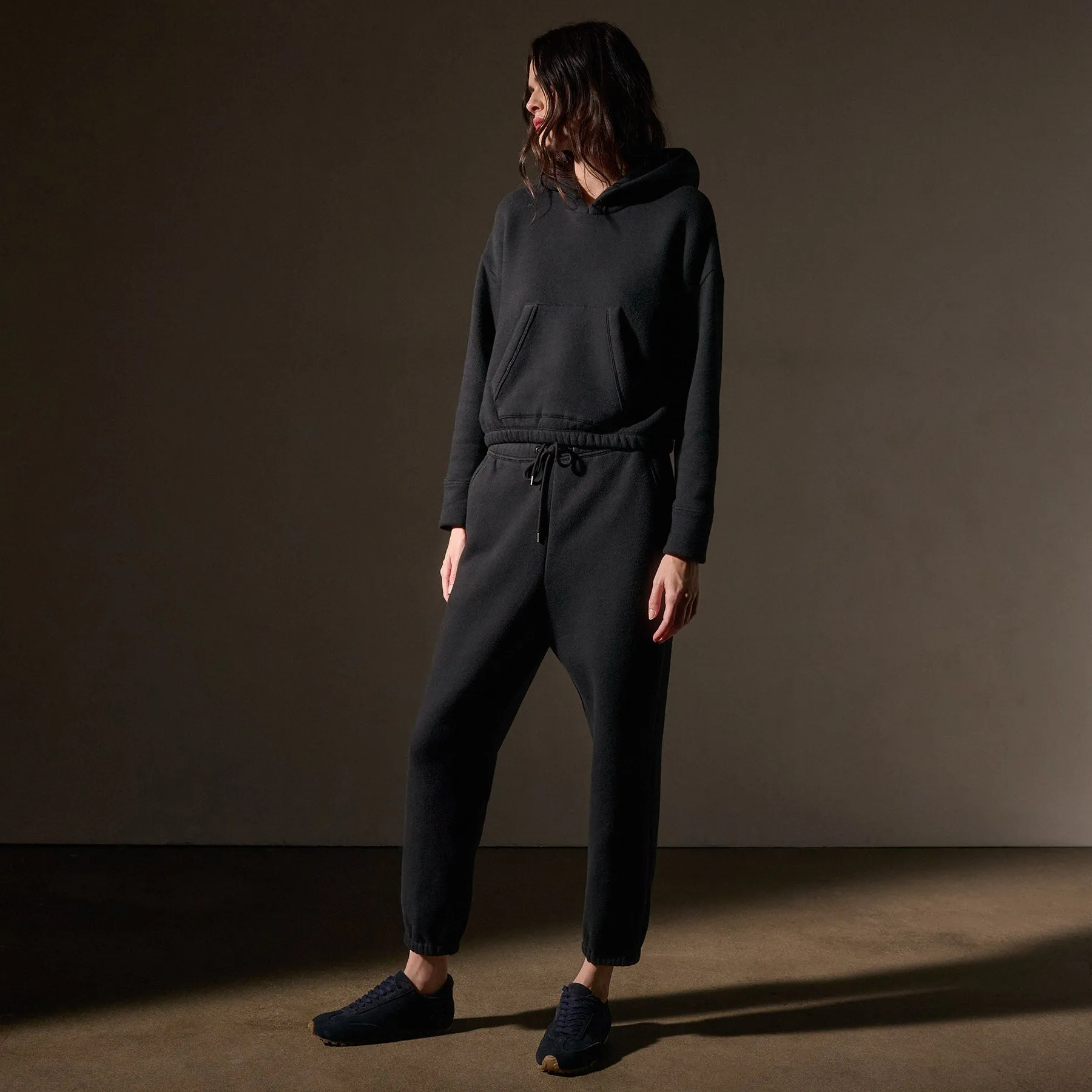 Cozy Oversized Sweat Pant - Black sold by James Perse