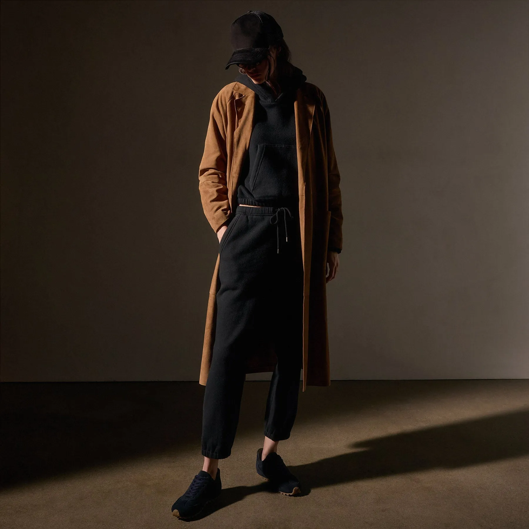 Oversized Hooded Sweat Top - Black sold by James Perse product image thumbnail 2