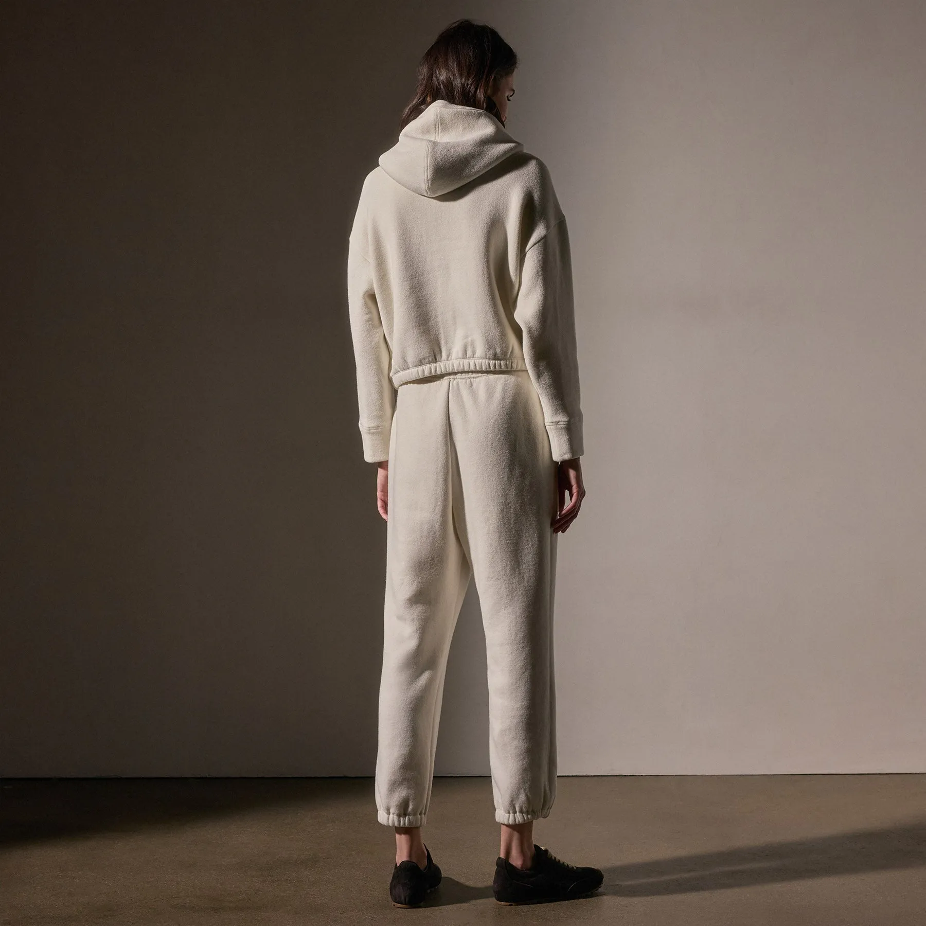 Cozy Oversized Sweat Pant - Ivory sold by James Perse product image thumbnail 4