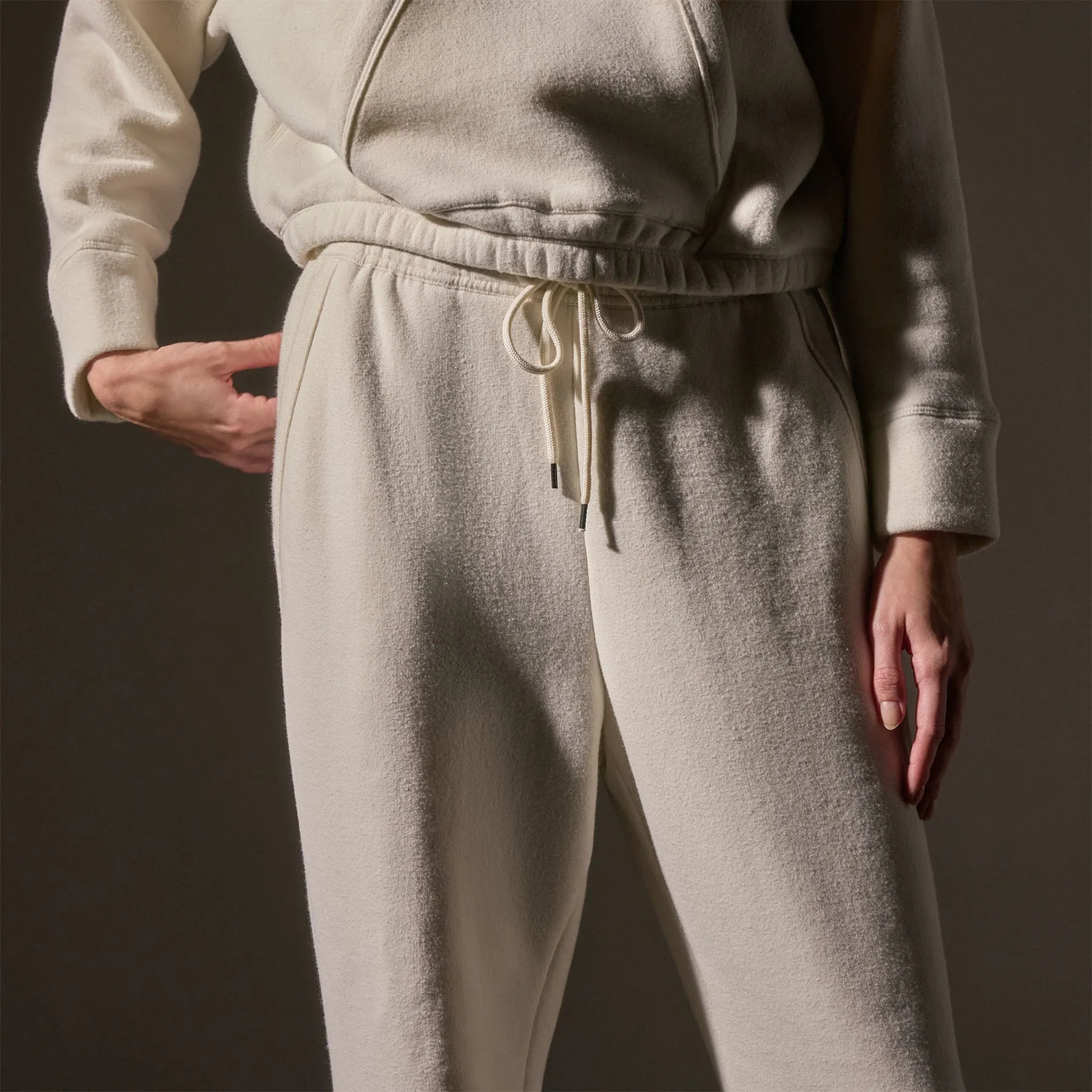Cozy Oversized Sweat Pant - Ivory sold by James Perse product image thumbnail 2