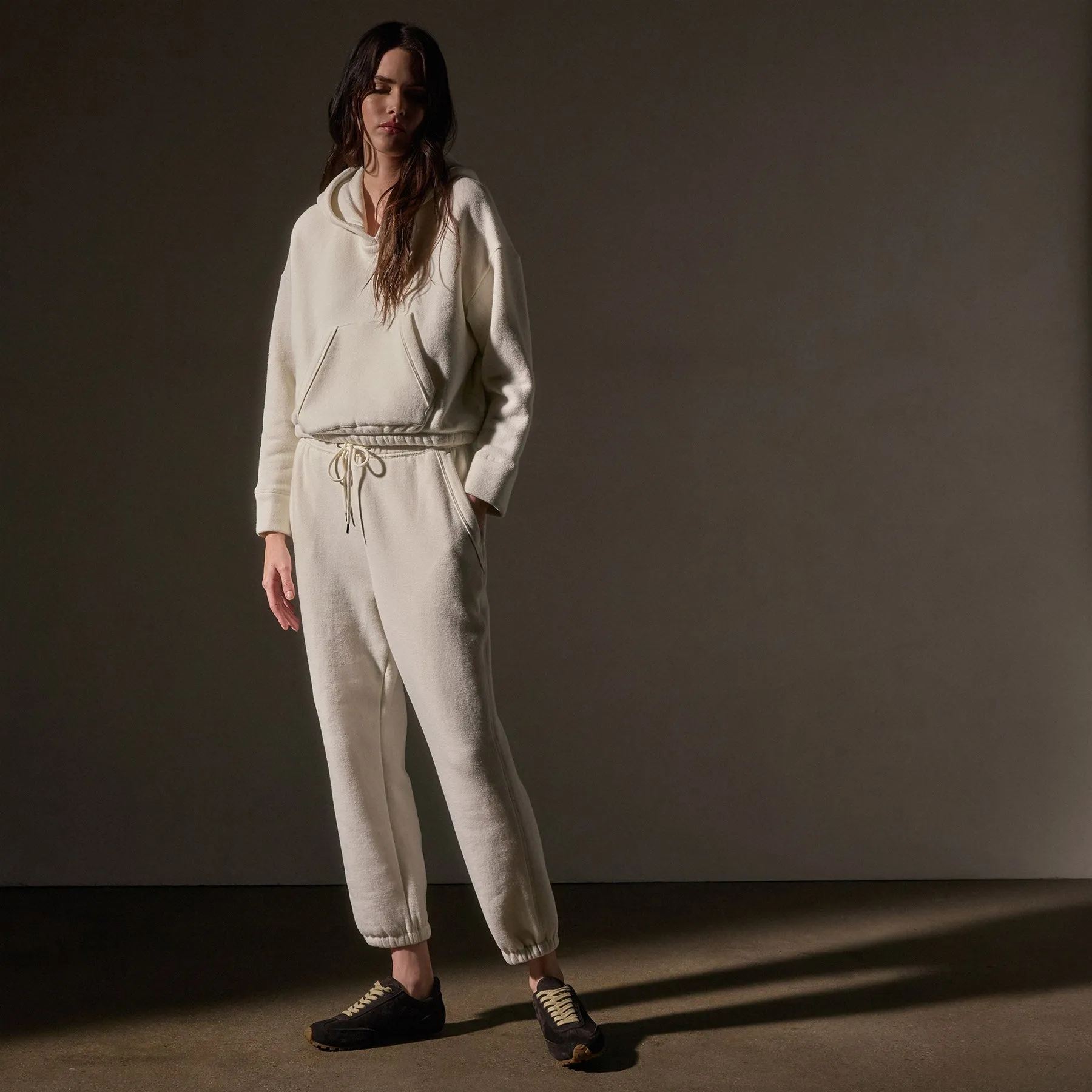 Cozy Oversized Sweat Pant - Ivory sold by James Perse product image thumbnail 3