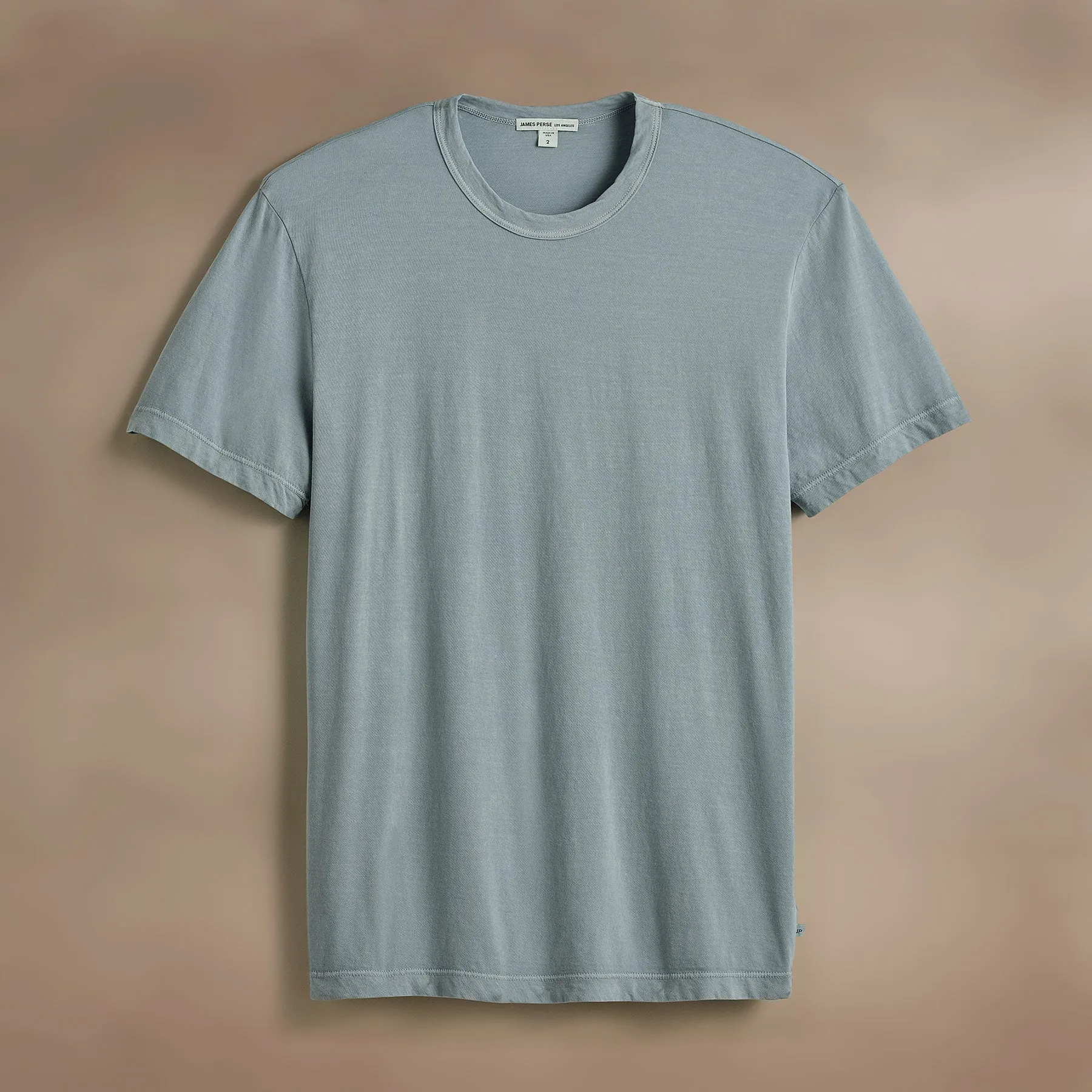 Short Sleeve Crew Neck - Azure Pigment sold by James Perse