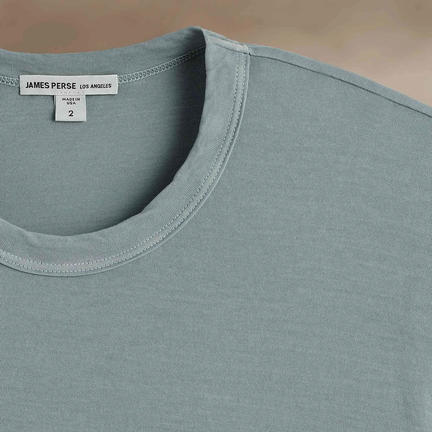 Short Sleeve Crew Neck - Azure Pigment sold by James Perse product image thumbnail 2