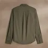 Performance Poplin Shirt - Army Green sold by James Perse