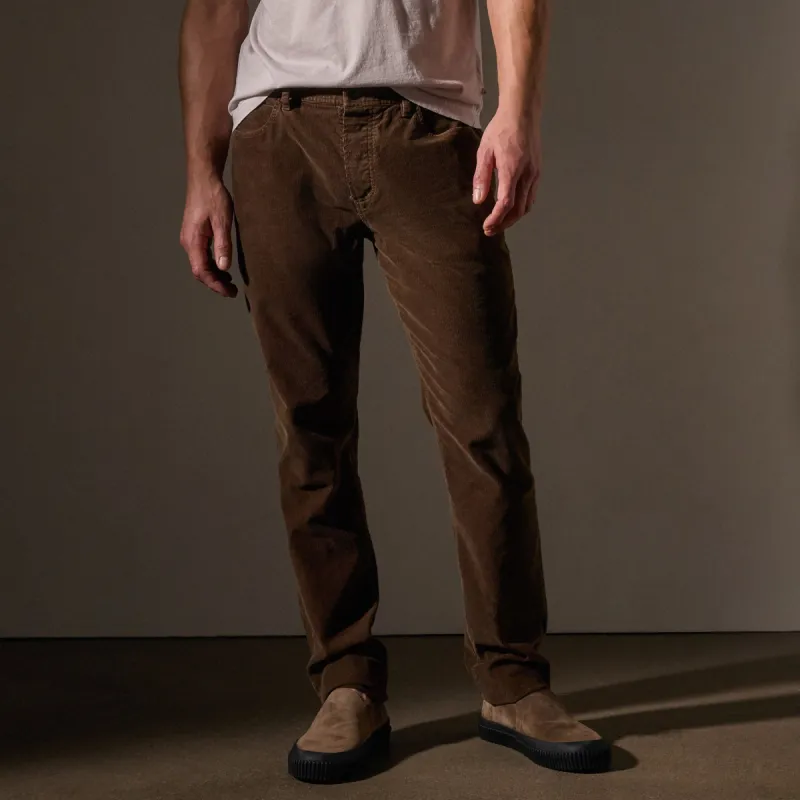 5 Pocket Corduroy Pant - Umber Pigment sold by James Perse