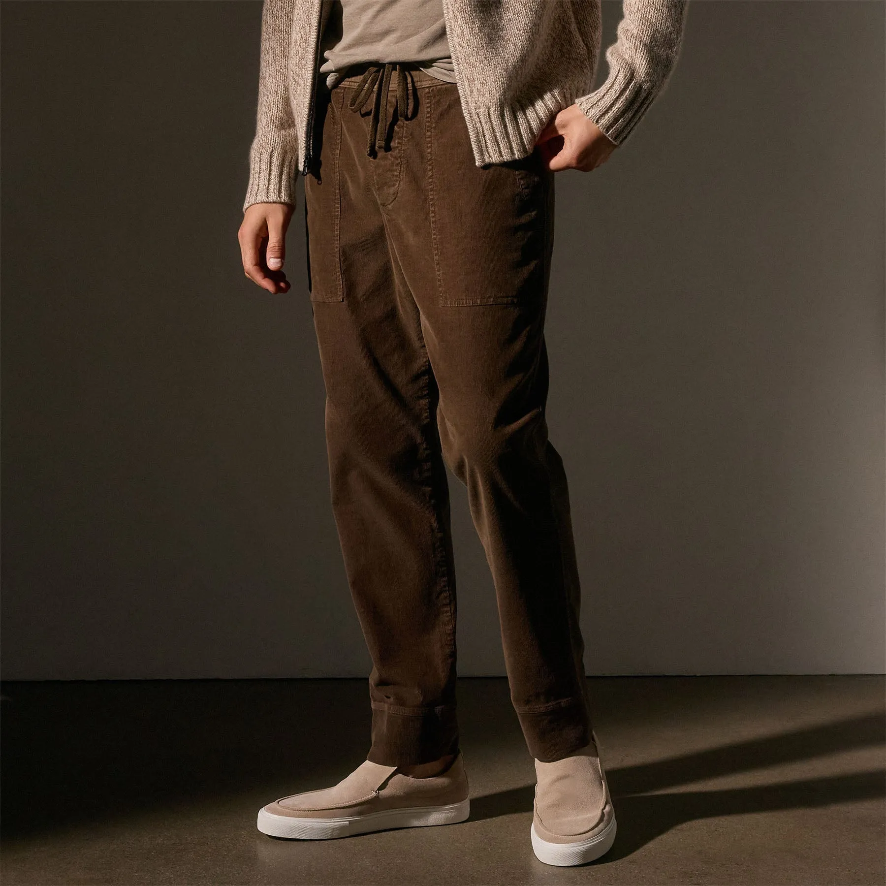 Corduroy Utility Pant - Umber Pigment sold by James Perse