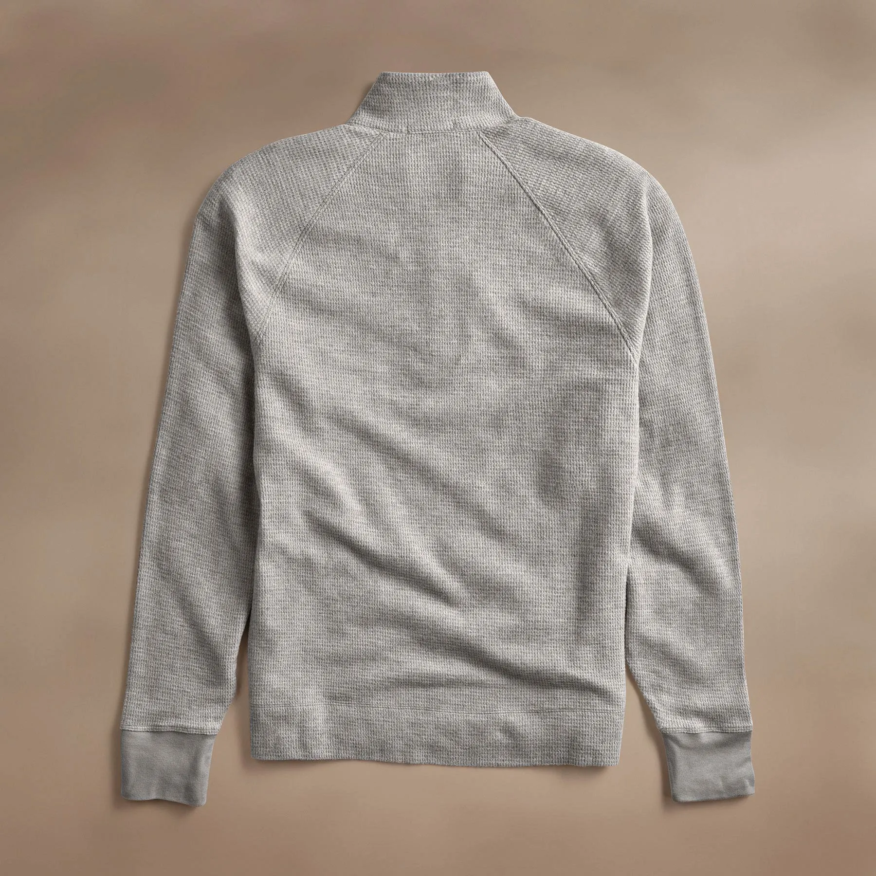 Brushed Thermal Half Zip - Heather Grey sold by James Perse product image thumbnail 5