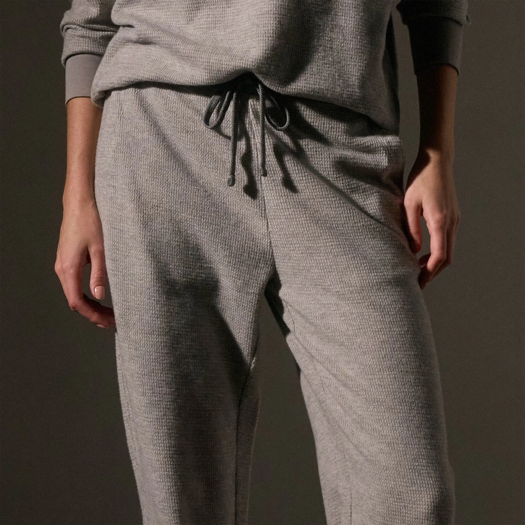 Brushed Thermal Sweat Pant - Heather Grey sold by James Perse product image thumbnail 3