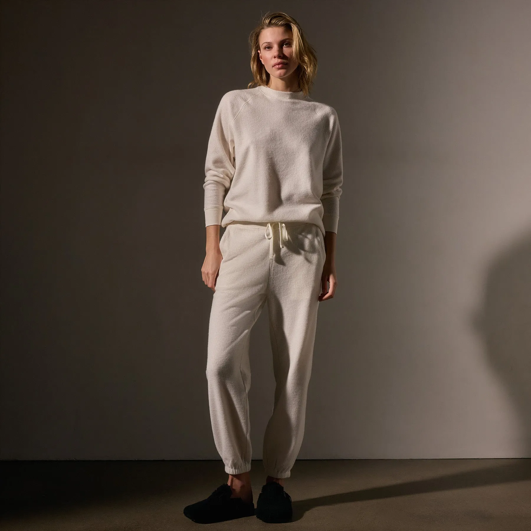 Brushed Thermal Sweat Pant - Oyster sold by James Perse