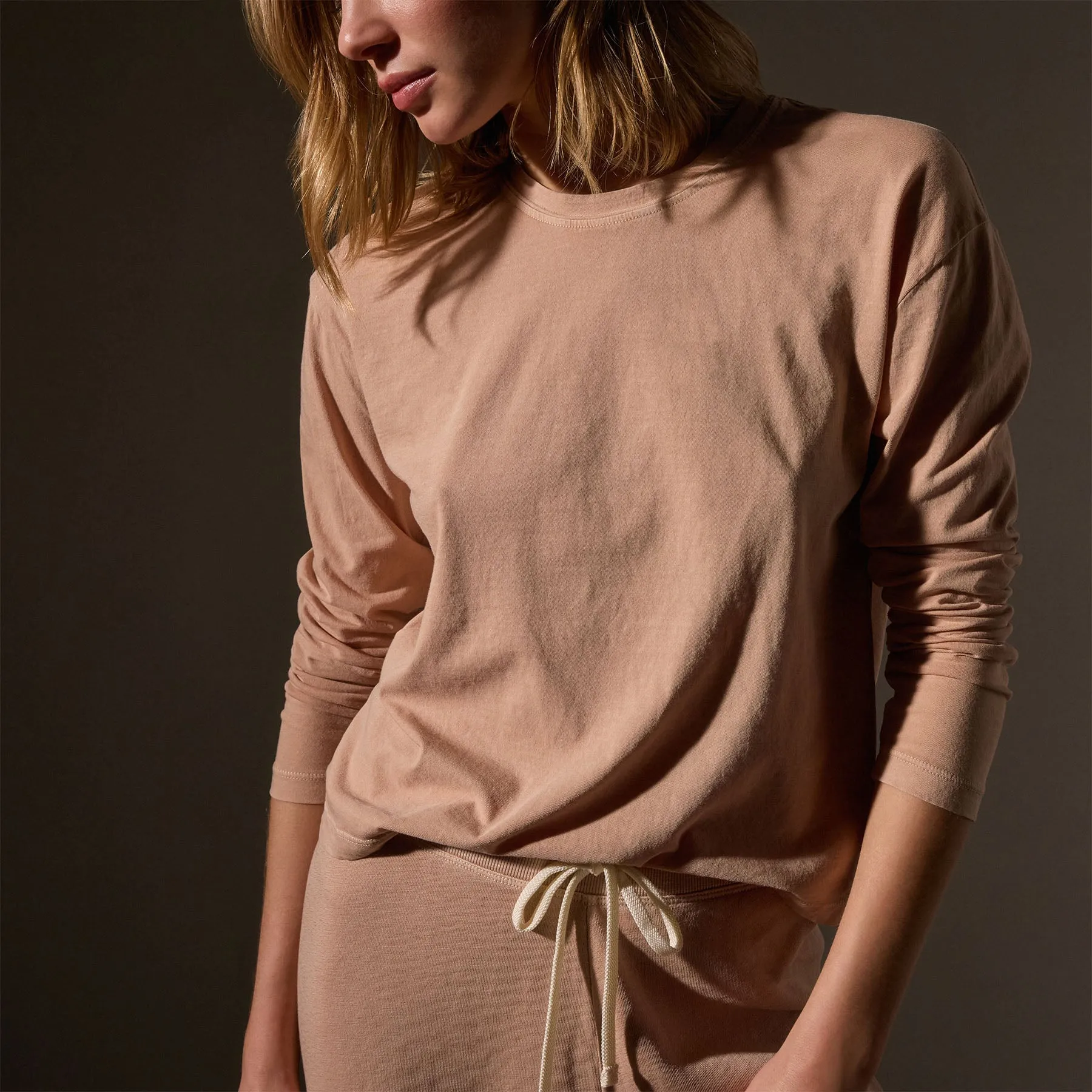 Vintage Boxy Tee - Rose Nude Pigment sold by James Perse