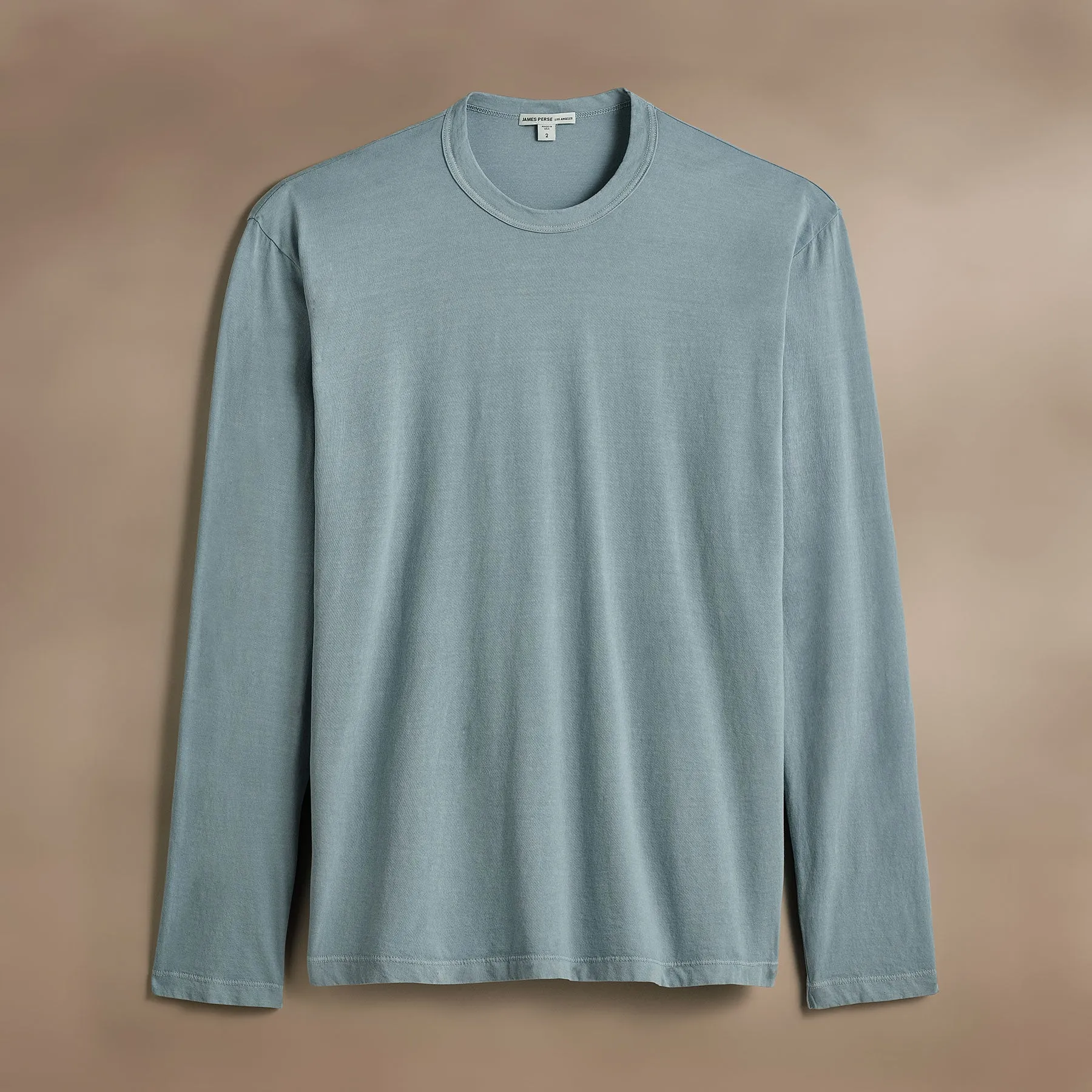 Long Sleeve Crew Neck - Azure Pigment sold by James Perse