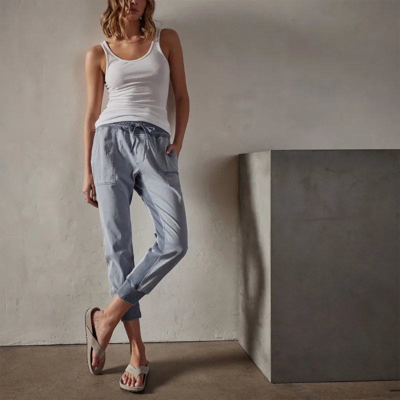 Mixed Media Pant - Aura Pigment sold by James Perse
