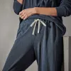 Vintage French Terry Cutoff Sweatpant - Blue Oil Pigment sold by James Perse