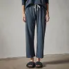 Vintage French Terry Cutoff Sweatpant - Blue Oil Pigment sold by James Perse