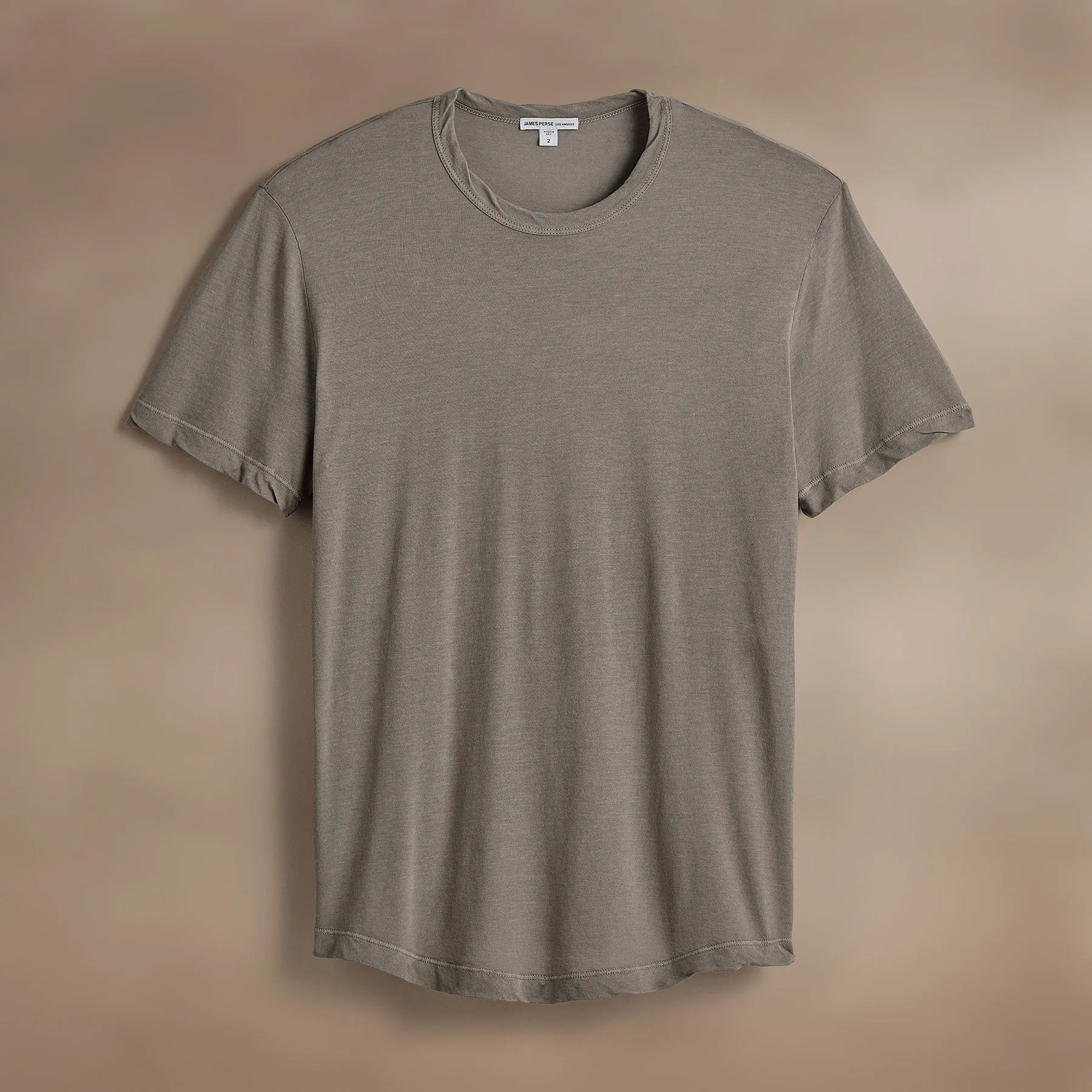 Clear Jersey Crew - Coyote Pigment sold by James Perse