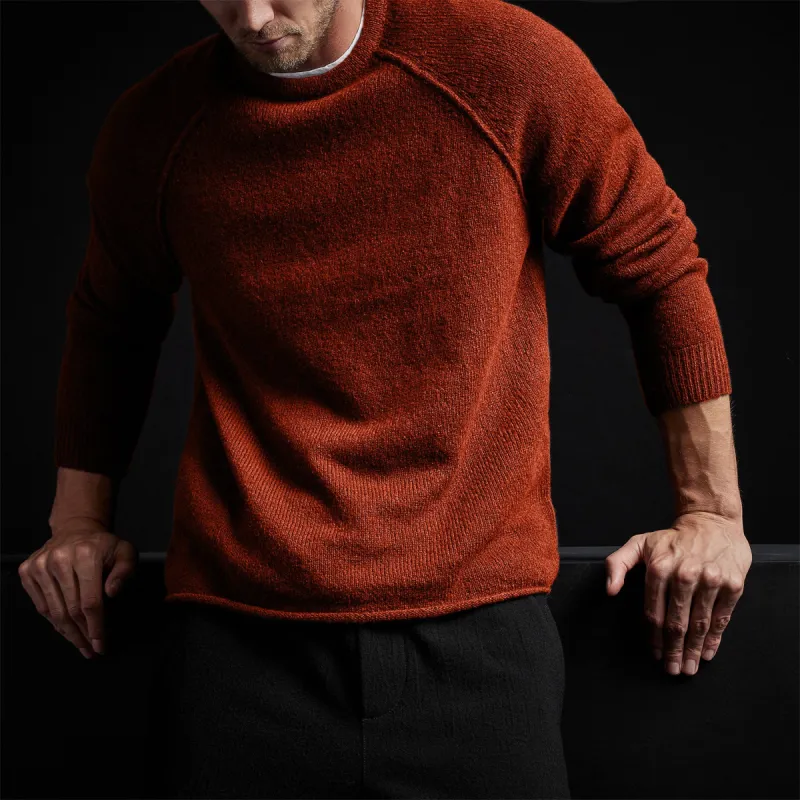 Mid Gauge Cashmere Sweatshirt - Harvest sold by James Perse