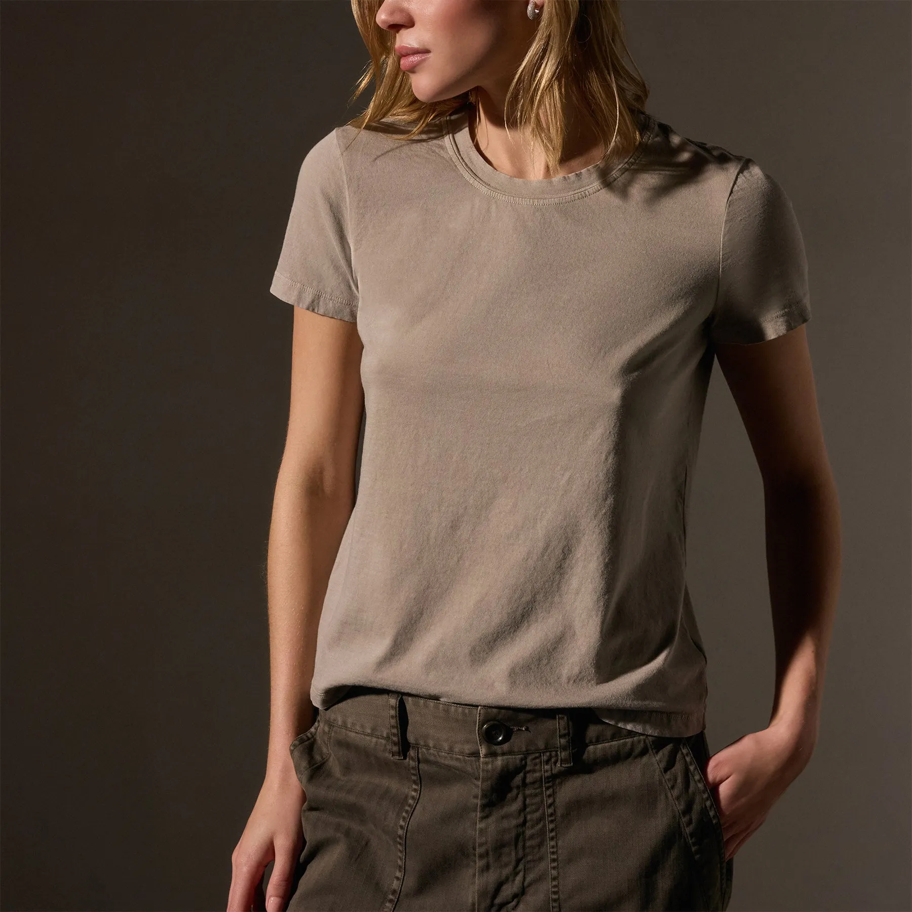 Women's Classic T Shirt Gift Set - Black/White/Grey Glacier/Light Tan Pigment sold by James Perse product image thumbnail 5