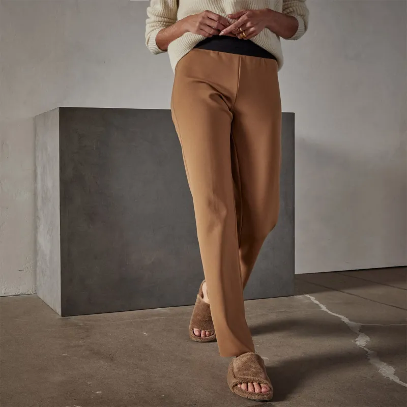 Matte Scuba Slim Fit Pant - Copper made by James Perse