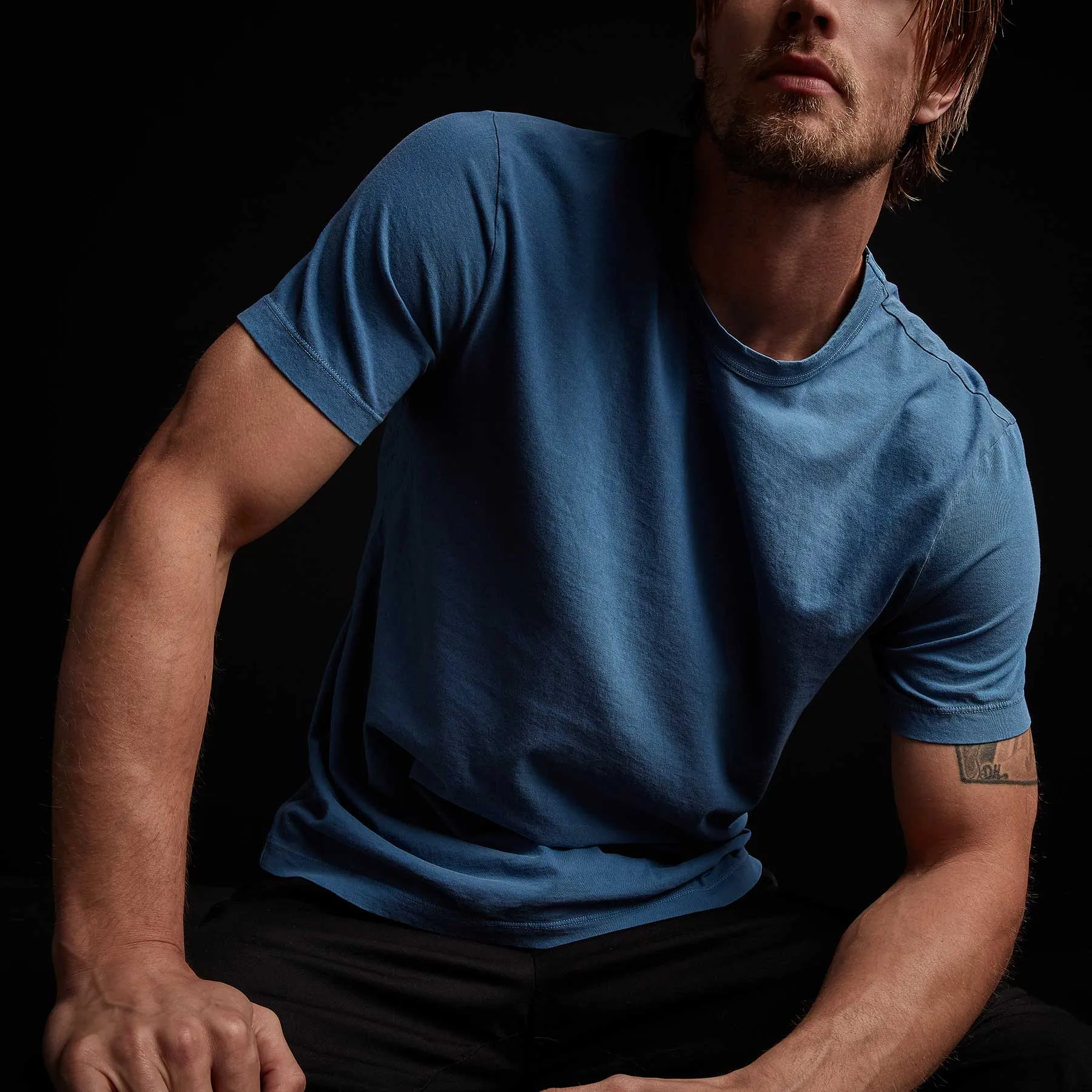 Short Sleeve Crew Neck - Bolt Pigment sold by James Perse product image thumbnail 2