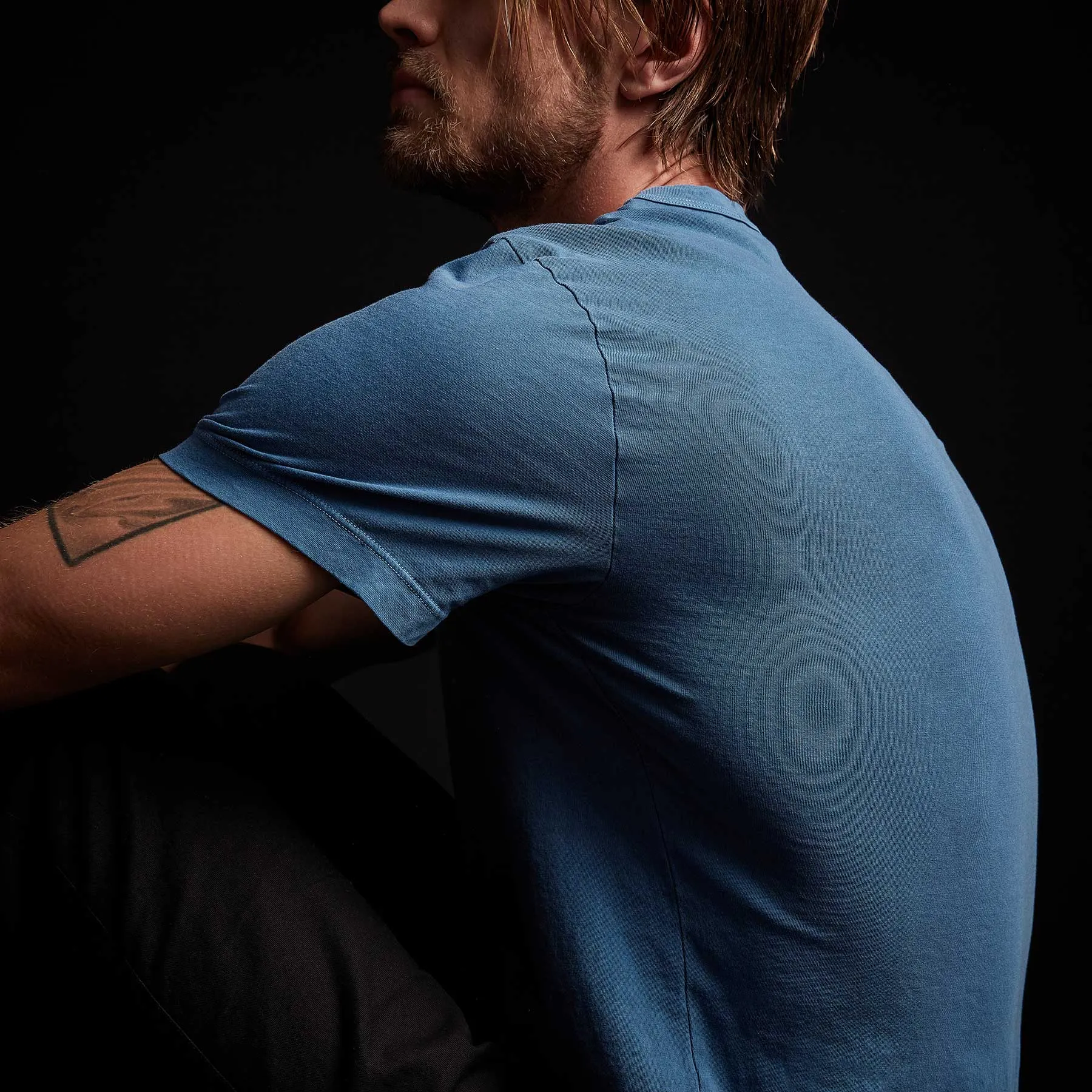 Short Sleeve Crew Neck - Bolt Pigment sold by James Perse product image thumbnail 4