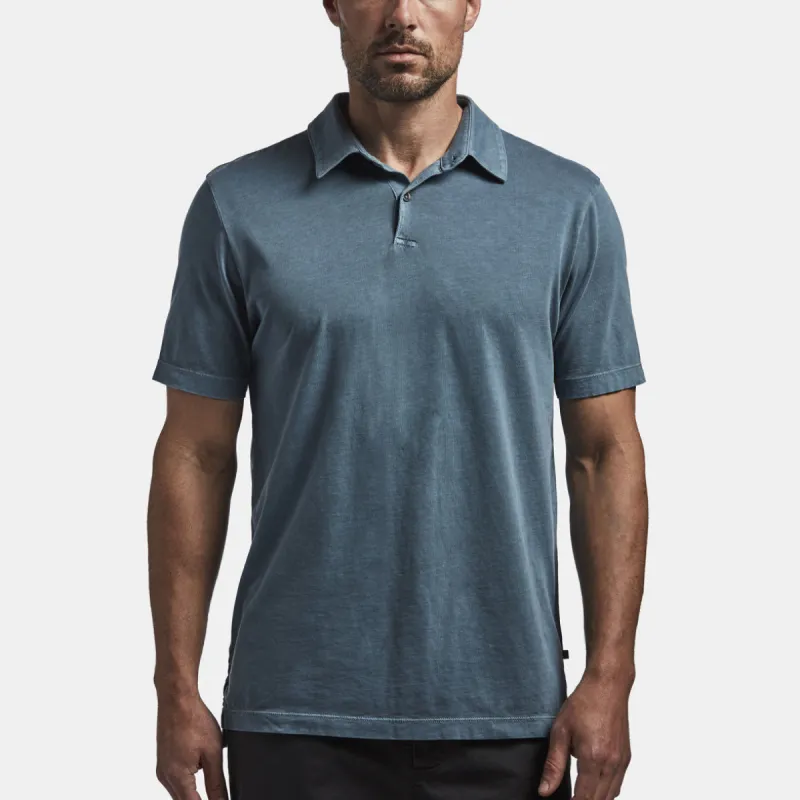 Sueded Jersey Polo - Globe Pigment sold by James Perse