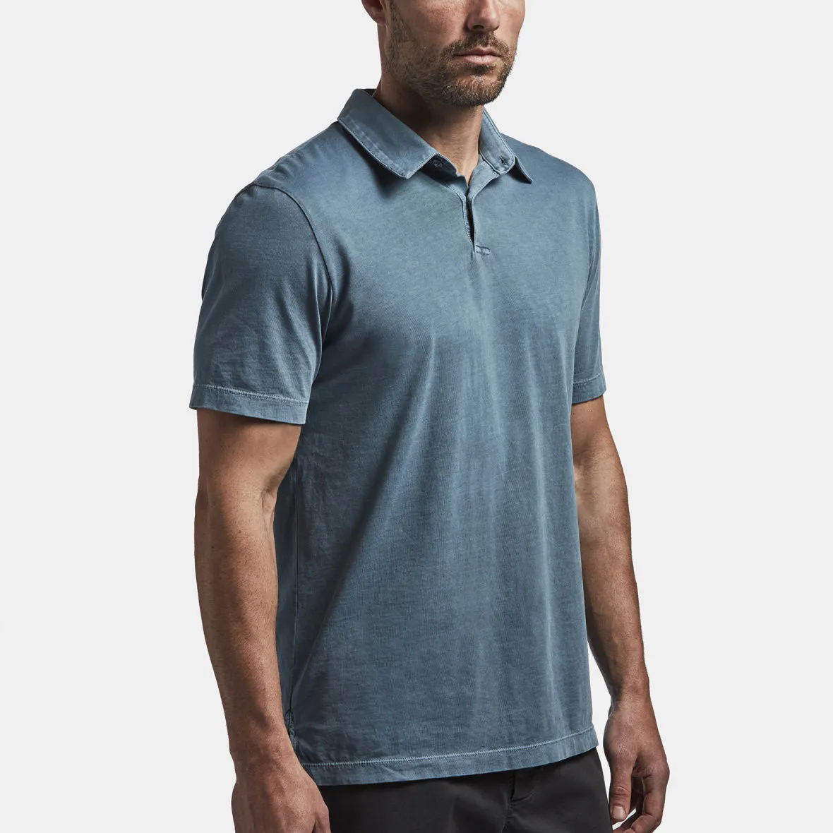 Sueded Jersey Polo - Globe Pigment sold by James Perse product image thumbnail 2