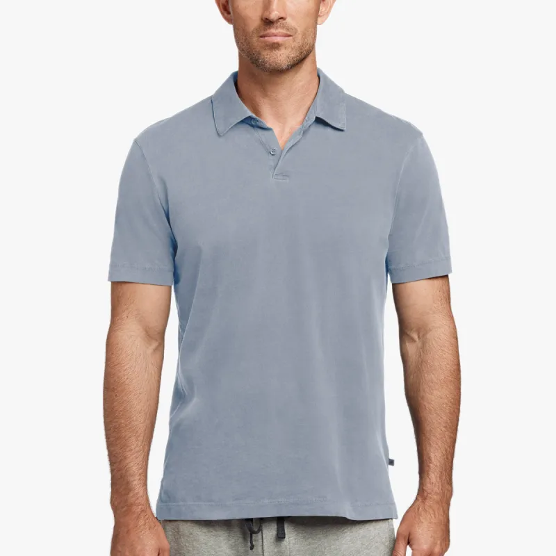 Sueded Jersey Polo - North Pigment sold by James Perse
