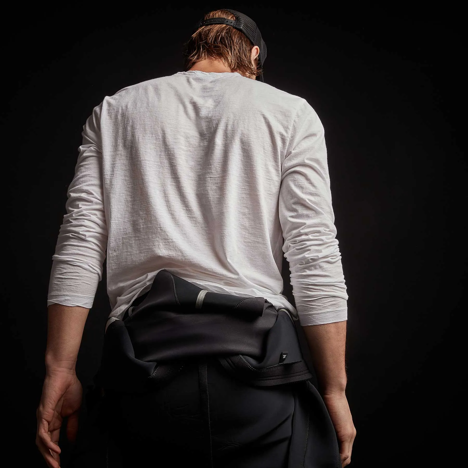 Recycled Lotus Jersey Pocket Crew - White sold by James Perse product image thumbnail 4