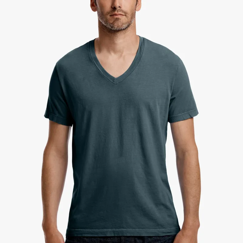 Short Sleeve V Neck - Laurel sold by James Perse