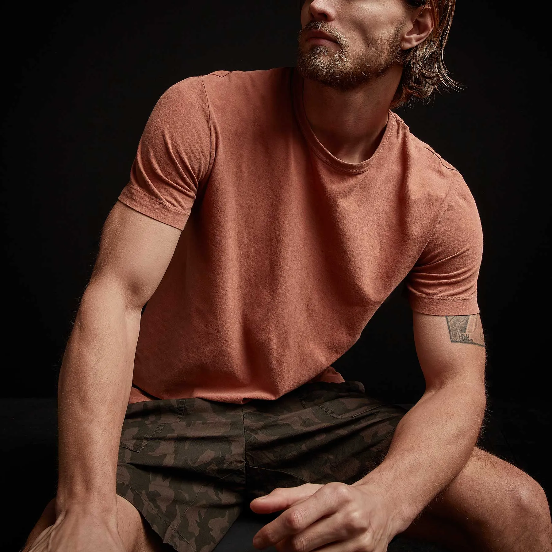 Short Sleeve Crew Neck - Foliage Pigment sold by James Perse product image thumbnail 3