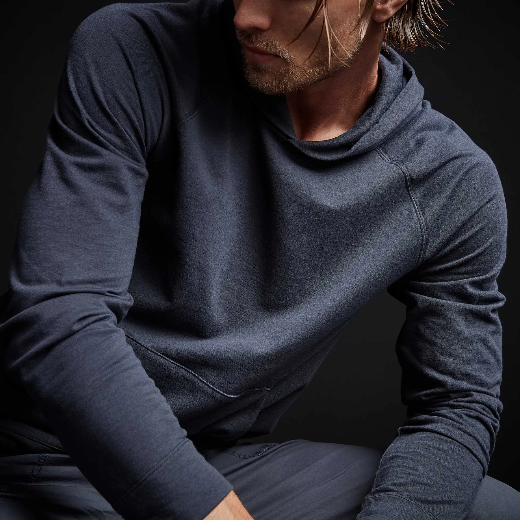 Feather Weight Terry Hoodie - Titan sold by James Perse