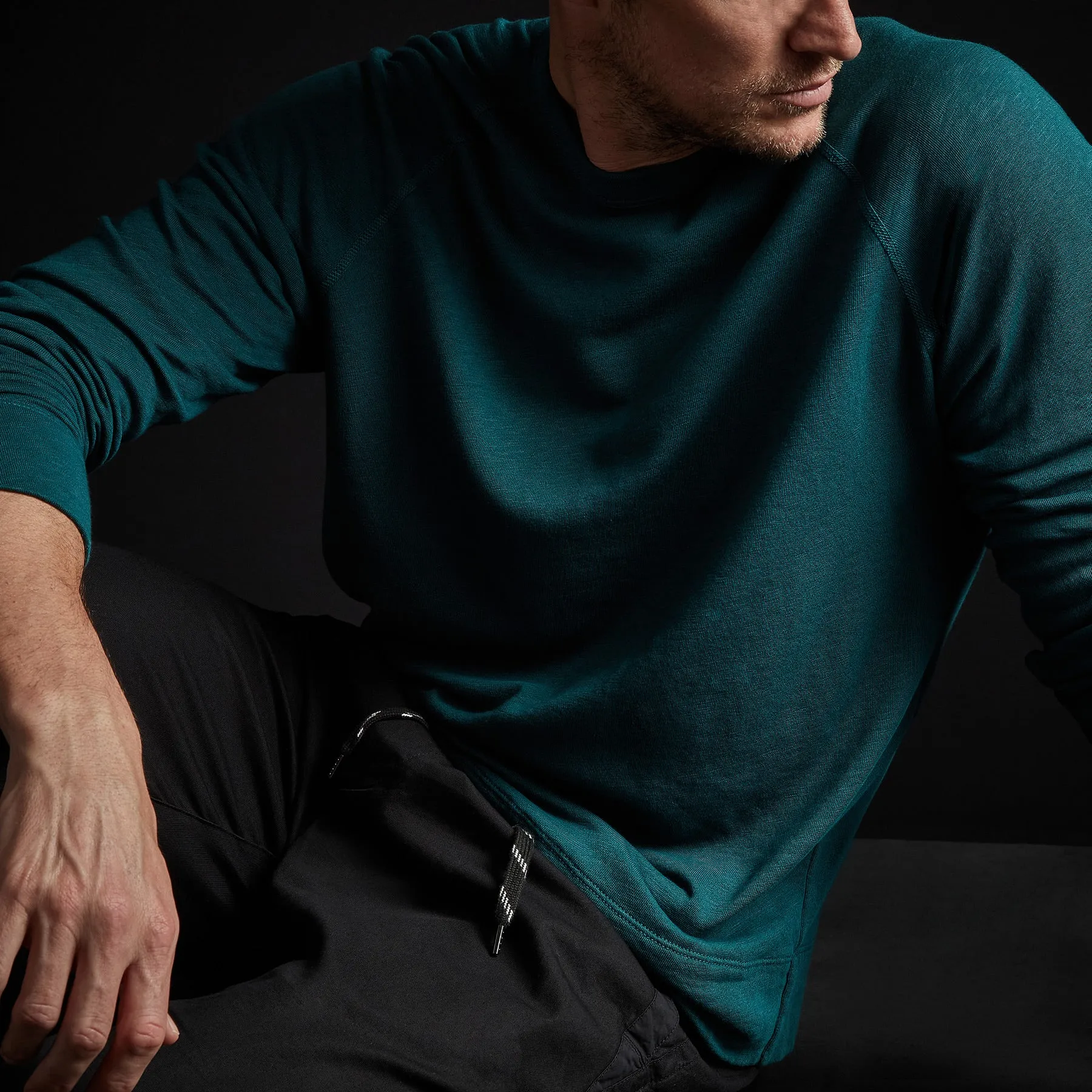 Vintage French Terry Sweatshirt - Jewel sold by James Perse product image thumbnail 2