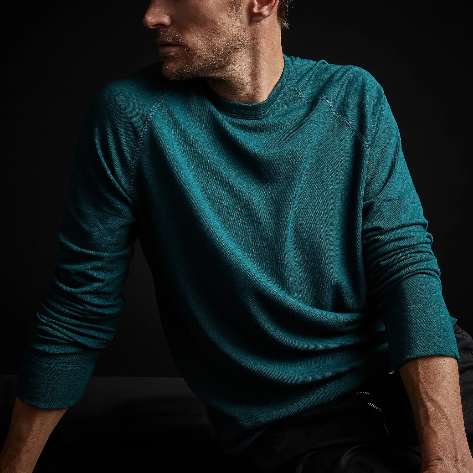 Vintage French Terry Sweatshirt - Jewel sold by James Perse