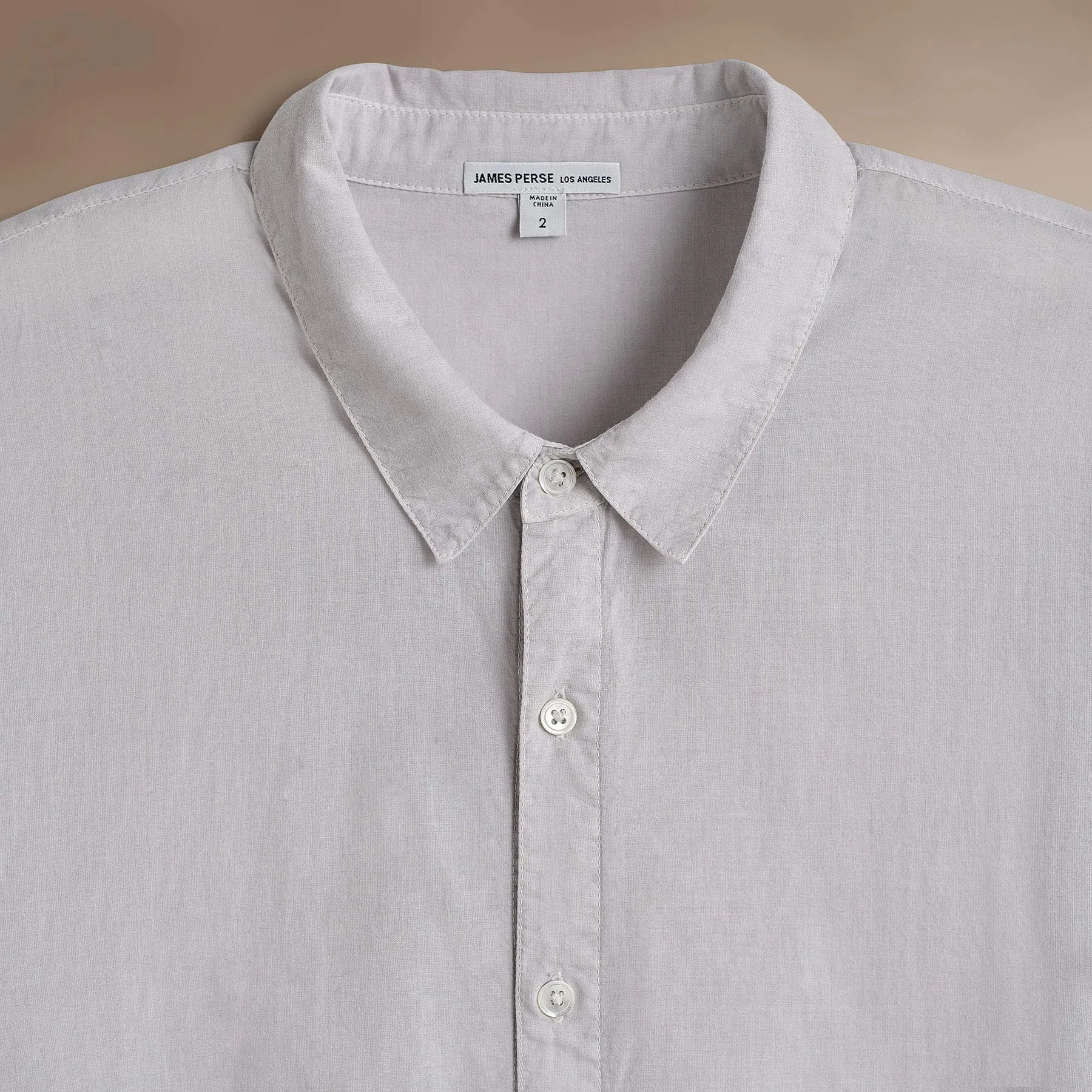Standard Shirt - Light Mist Pigment sold by James Perse product image thumbnail 2