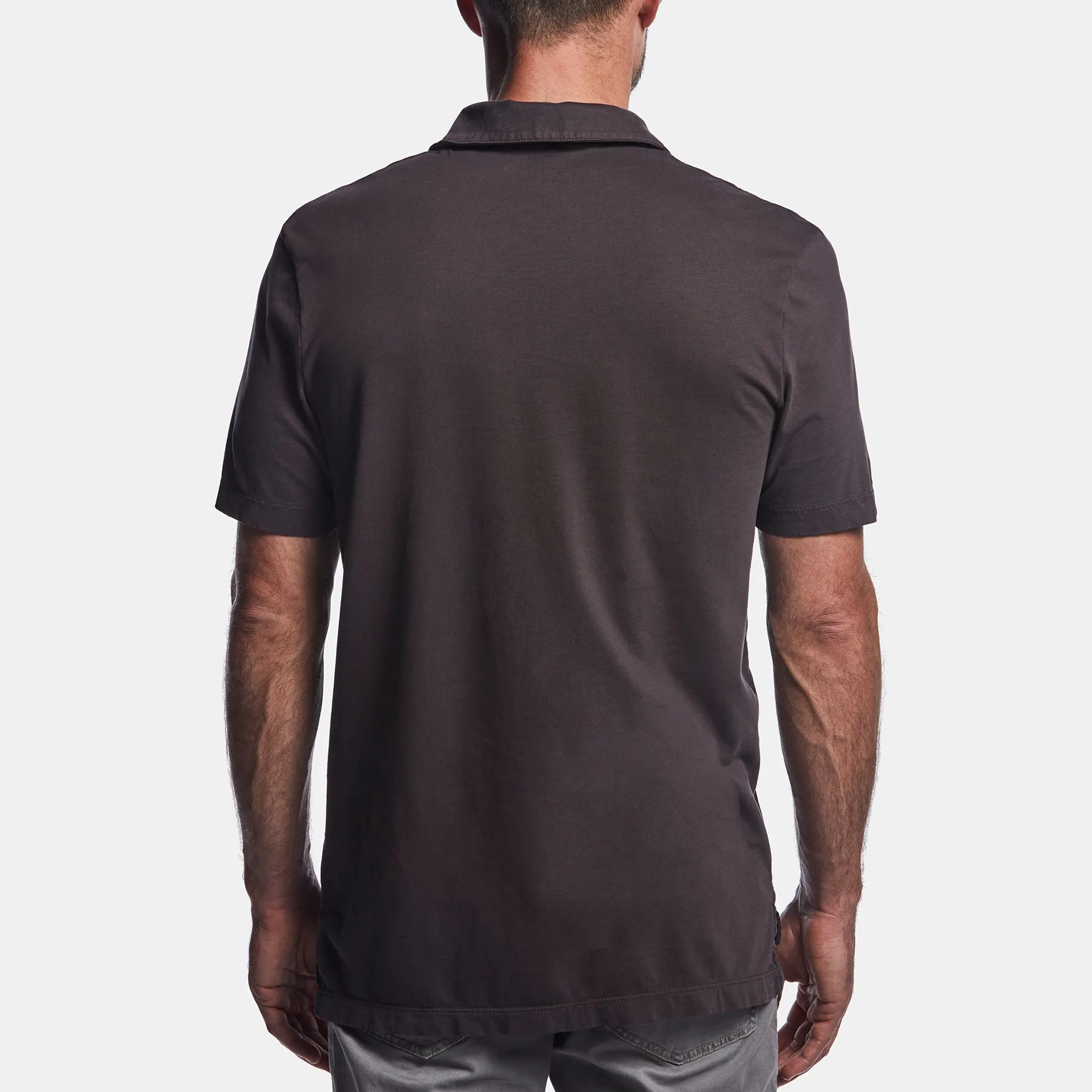 Sueded Jersey Polo - Viola sold by James Perse product image thumbnail 4