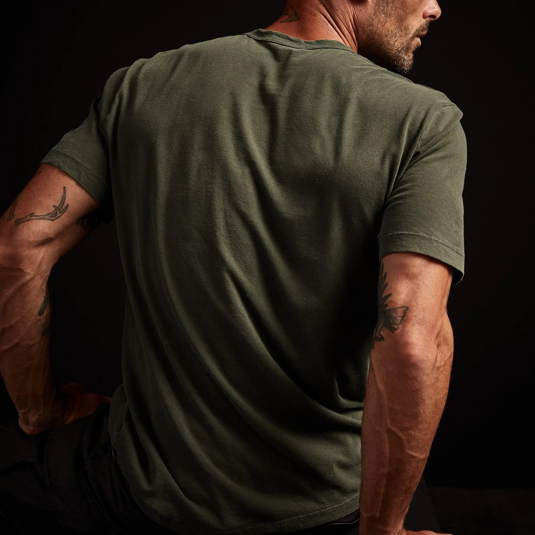 Short Sleeve Crew Neck - Marsh Pigment sold by James Perse product image thumbnail 3