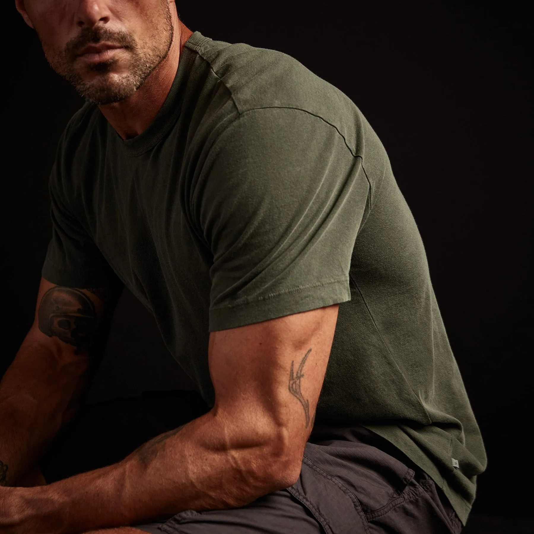 Short Sleeve Crew Neck - Marsh Pigment sold by James Perse product image thumbnail 4