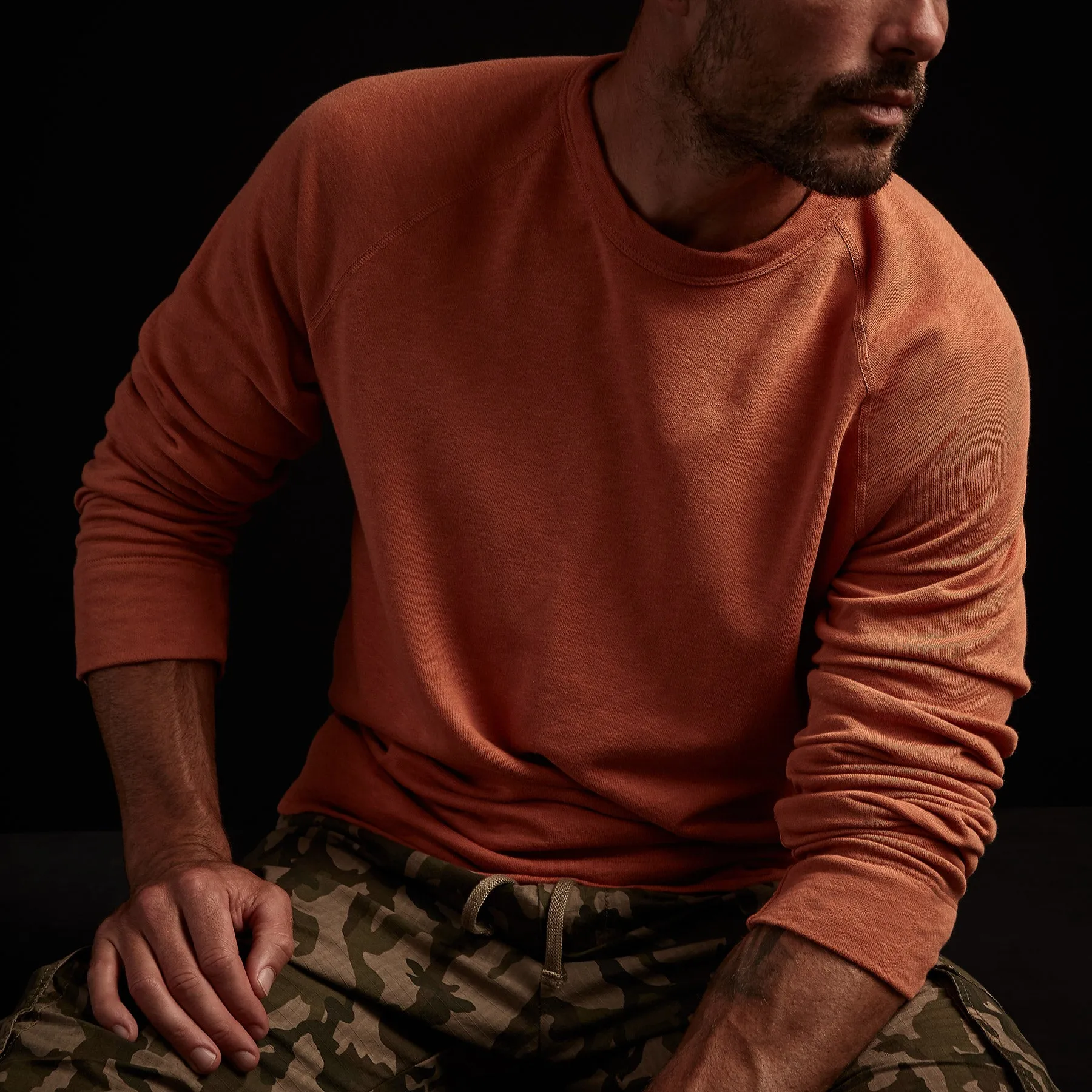 Vintage French Terry Sweatshirt - Sunburst sold by James Perse