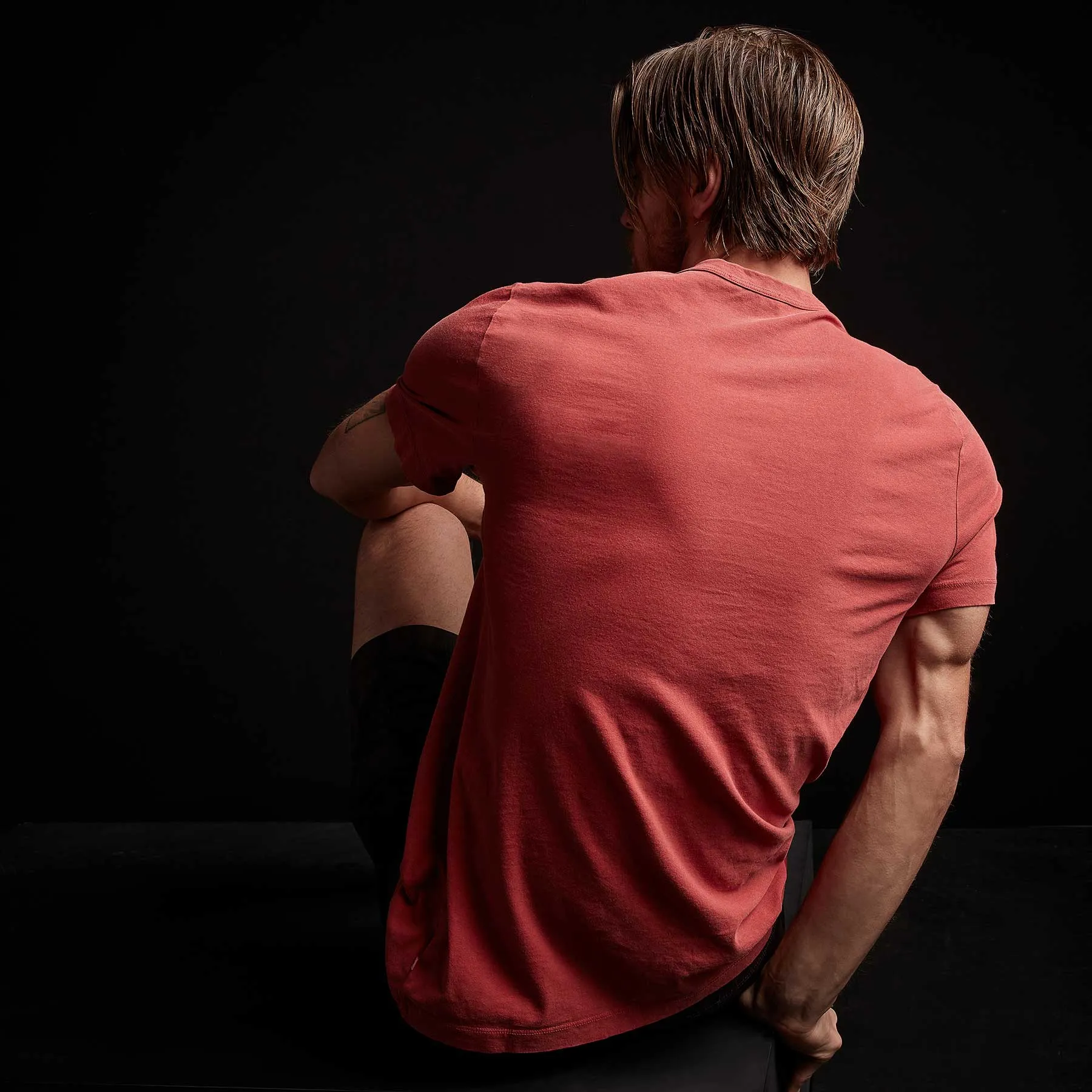 Lightweight Jersey Pocket Tee - Brick Pigment sold by James Perse product image thumbnail 4