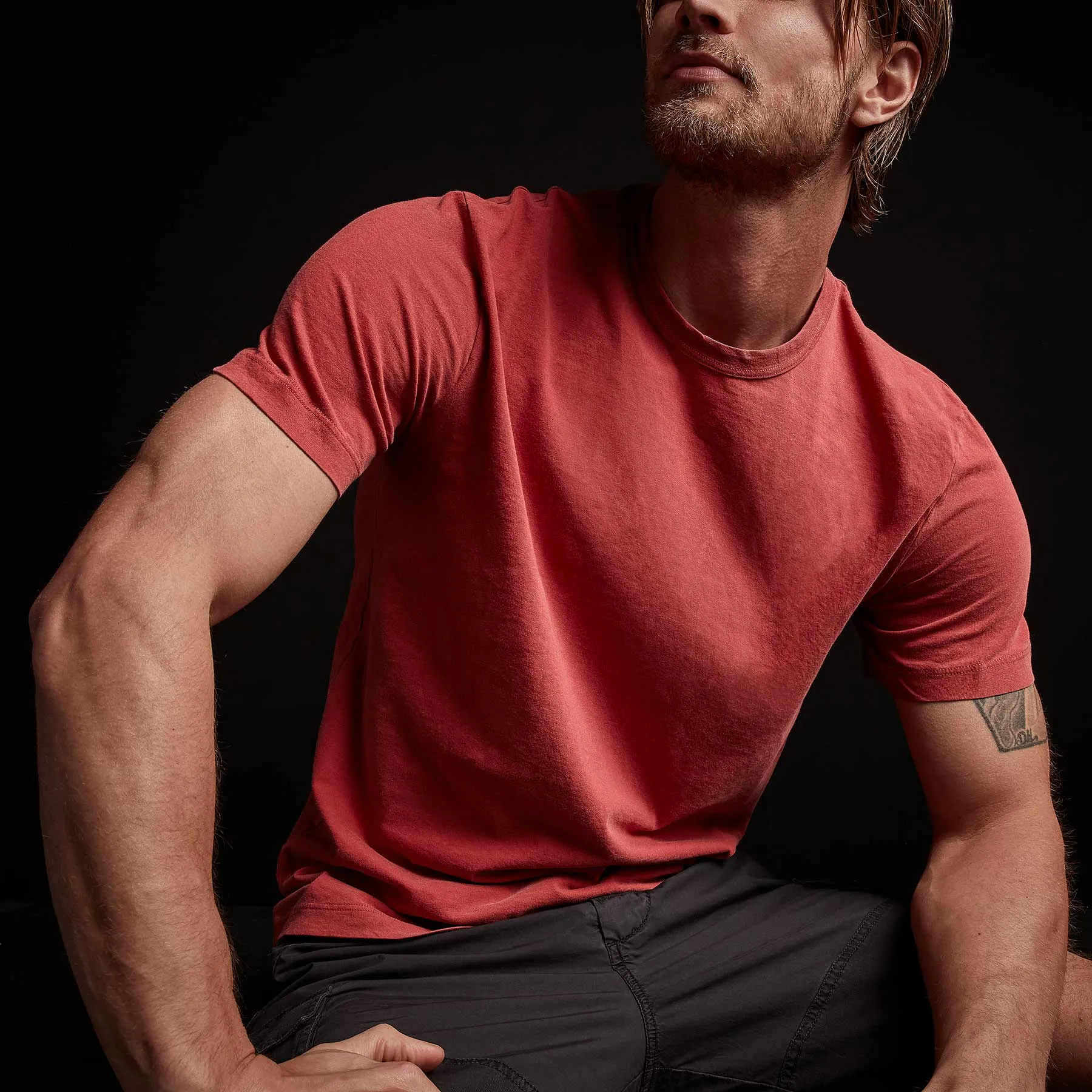 Short Sleeve Crew Neck - Brick Pigment sold by James Perse product image thumbnail 2