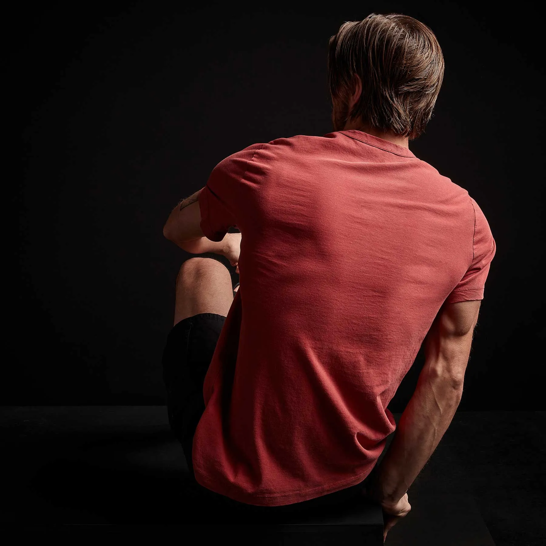 Short Sleeve Crew Neck - Brick Pigment sold by James Perse product image thumbnail 4