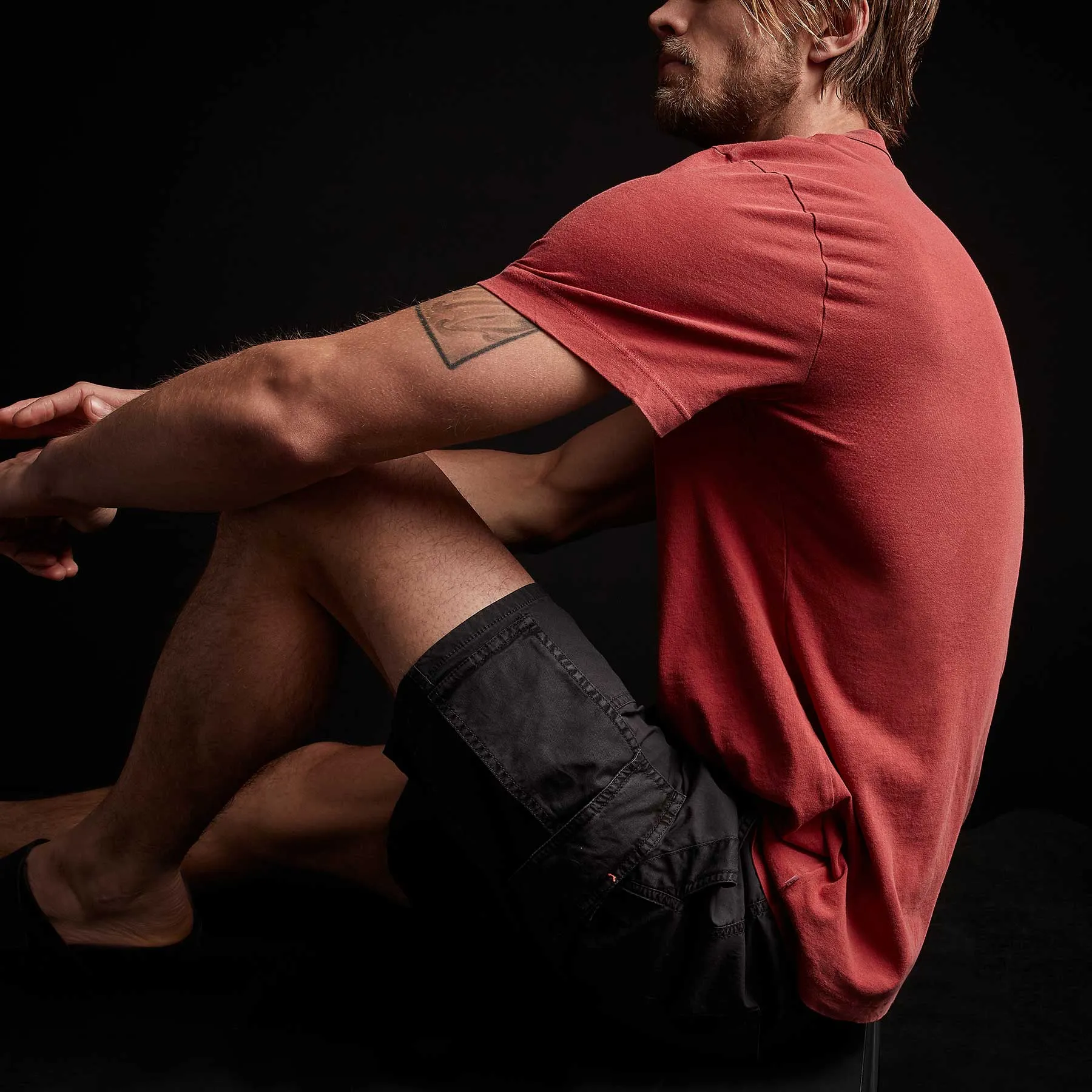 Short Sleeve Crew Neck - Brick Pigment sold by James Perse product image thumbnail 3