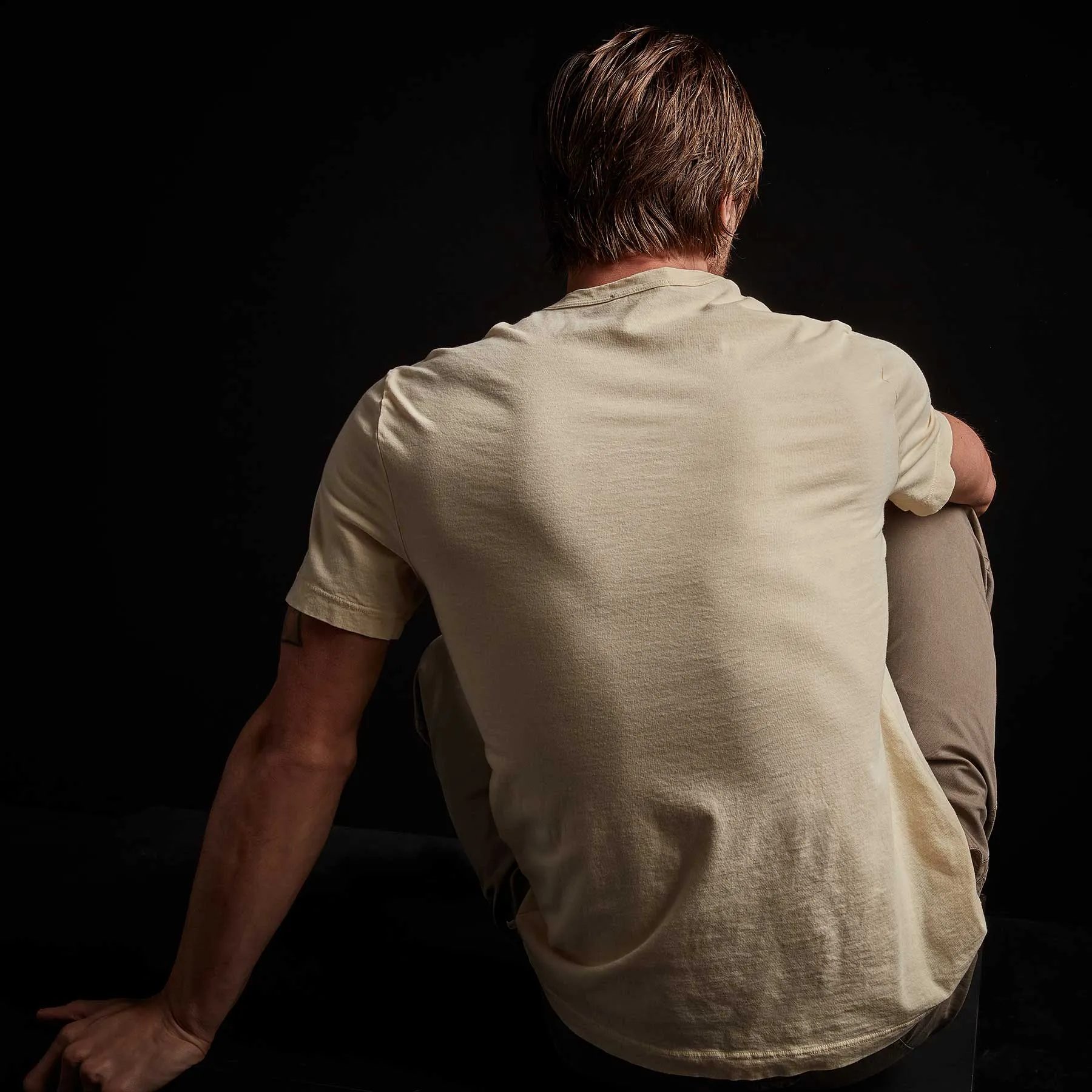 Short Sleeve Crew Neck - Gesso Pigment sold by James Perse product image thumbnail 3